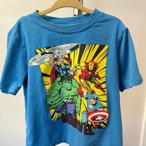 Levi's Blue and Green Superhero Costume